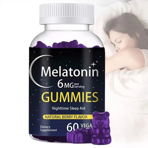 60X Sleep Aid Gummies Disturbed Sleep Stress Relief Sleeping Natural - Picture 6 of 7