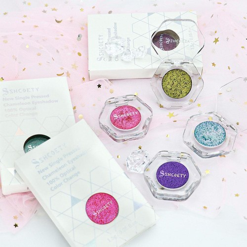 Eyeshadow Holographic Glitter Multichrome Eyeshadows 2025 Cosmetics Q7Z6 - Picture 13 of 30