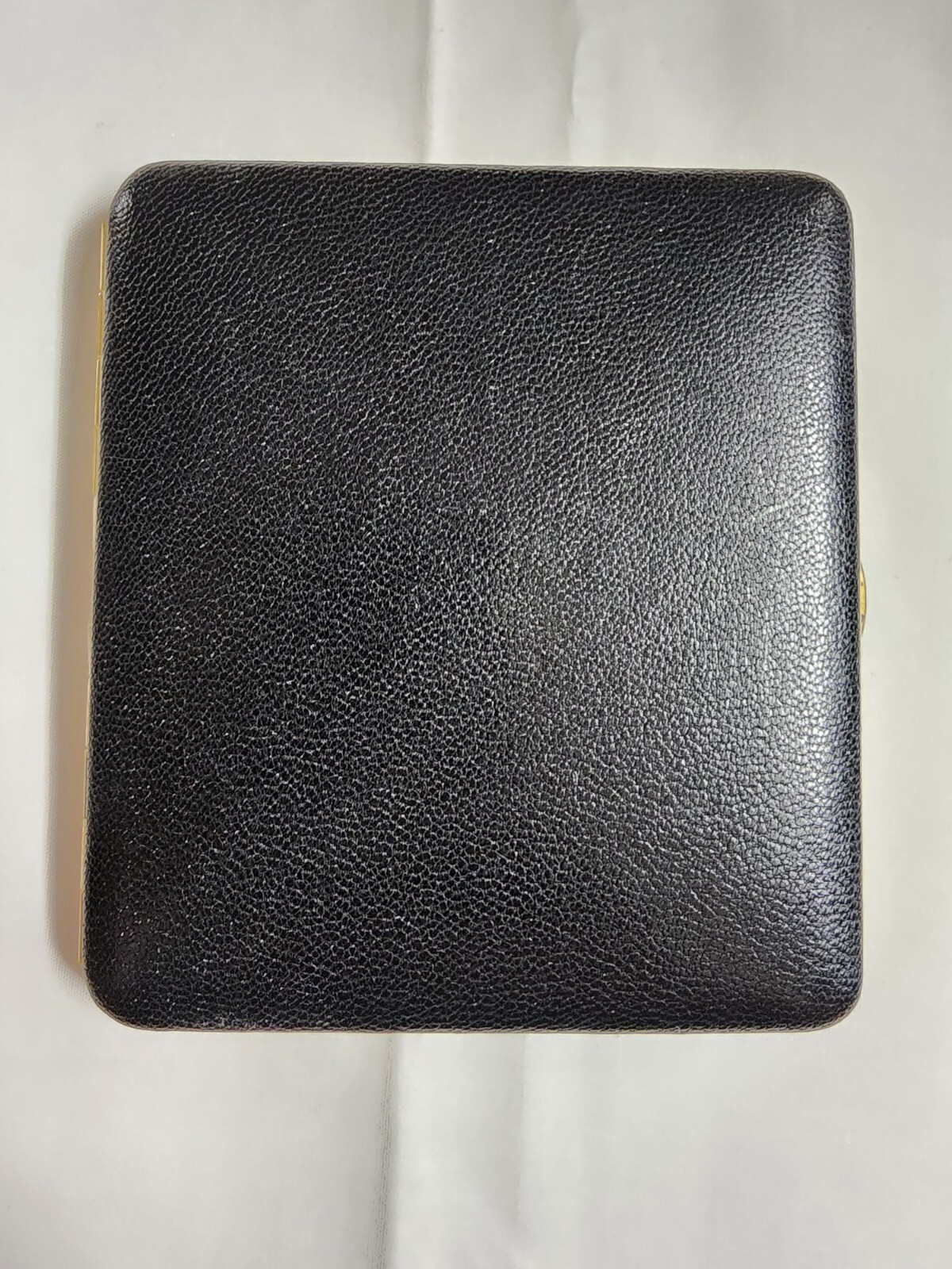 Vintage Art Deco Gold Tone Cigarettes Holder Case Made In England. RARE