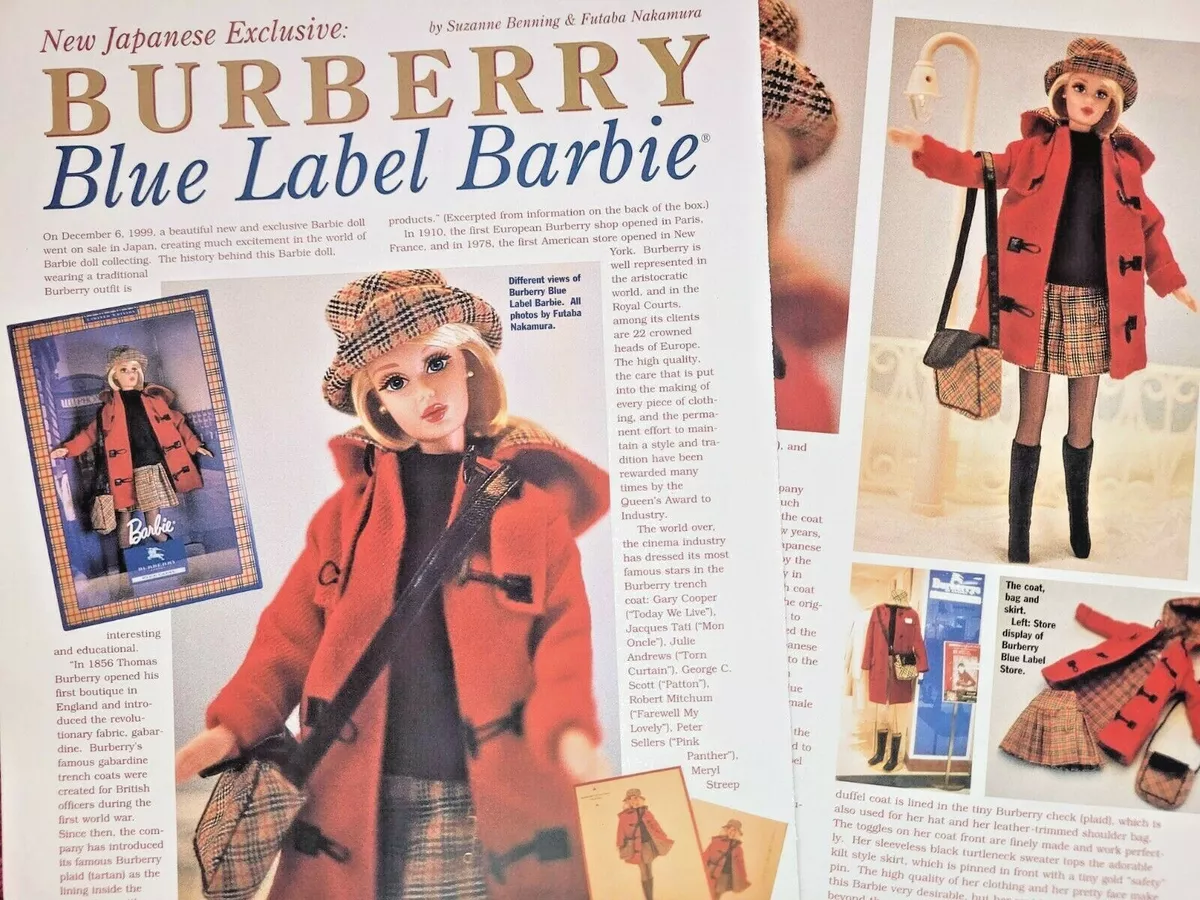 Burberry label history sales