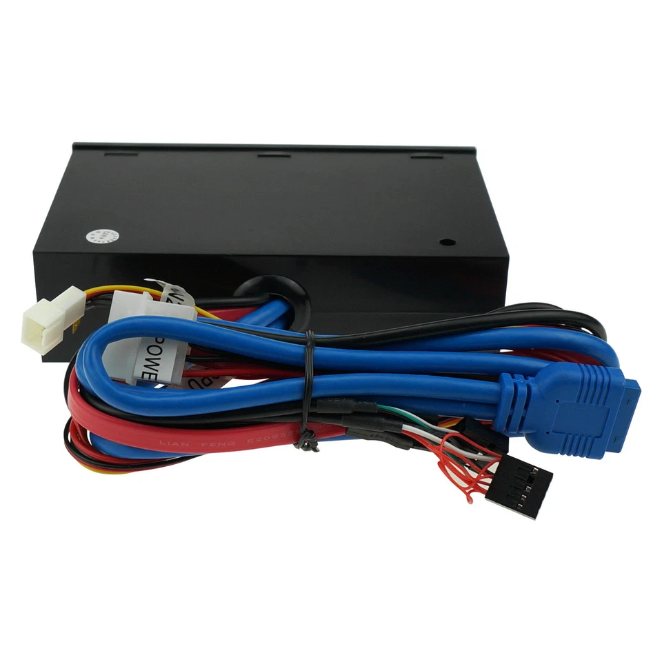 5,25" Front Panel Multi Media Dashboard Audio Port SD CF Kartenleser e-SATA USB - Bild 4 von 4