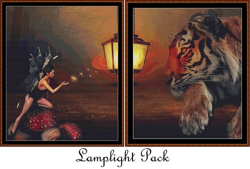 LAMPLIGHT - THE FAIRY cross stitch pattern (punto cruz) - Photo 6/6