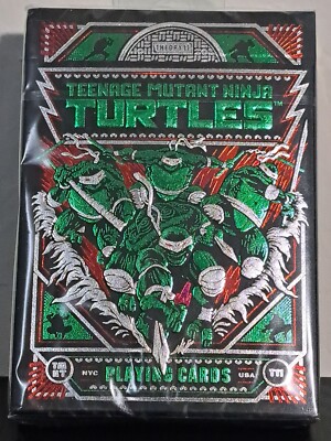 Teenage Mutant Ninja Turtles Playing Cards by theory11 New In Package