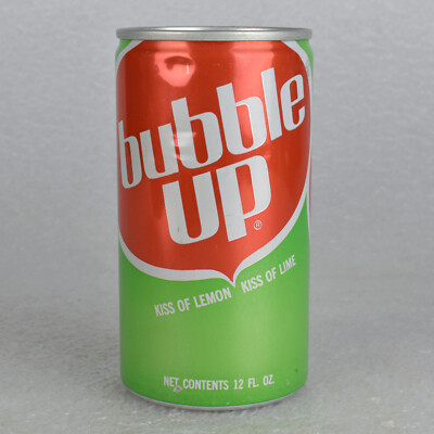 VTG 1970s Bubble Up Soda Pop Can Aluminum 12 oz Cincinnati Ohio