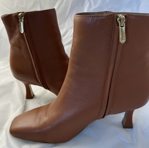 Sam Edelmam Lizzo Women's US Size 7.5 M Brown Leather Ankle Fashion Boots - Picture 21 of 24