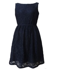 Women Cocktail Black Lace Boat Neck Race Party Dress Size 16 18 NEW plus size