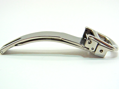 Cartier 12mm St.Steel Brushed Deployment Genuine Clasp Buckle Watch Band EX - Picture 13 of 16