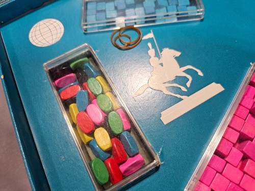 Continental RISK Board Game 1959 Parker Brothers Wooden Pieces Rare Vintage - Picture 12 of 18