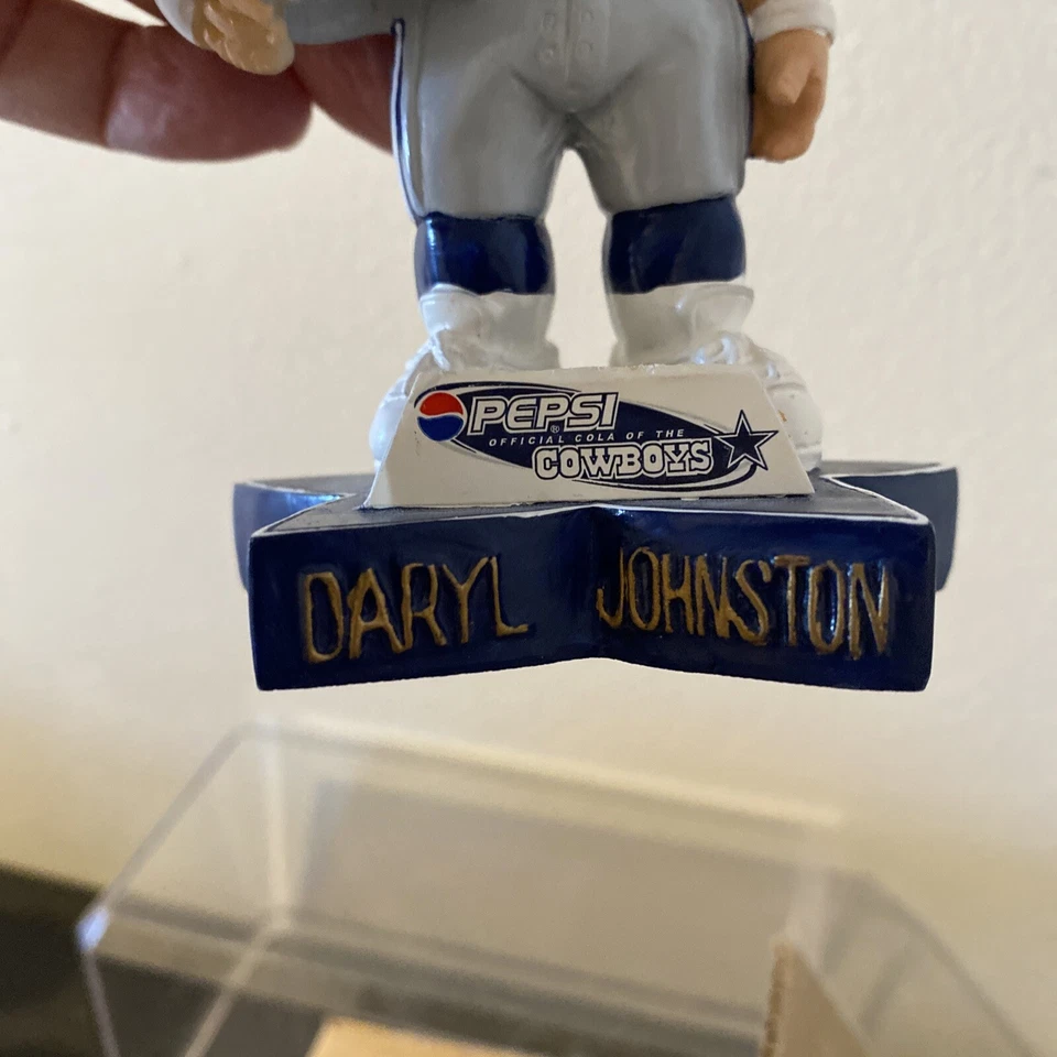 Daryl Johnston Dallas Cowboys Fútbol Bobblehead Pepsi Promo Bobble Head Foto 4 de 4