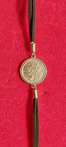Lucky Sixpence Leather Bracelets Various Colours, Birth Dates Etc - Picture 14 of 21