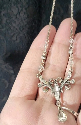 Combo de camisa y collar de encaje de tela negra - Chico para mujer talla 2 - M/L - Vic Goth - Imagen 17 de 24