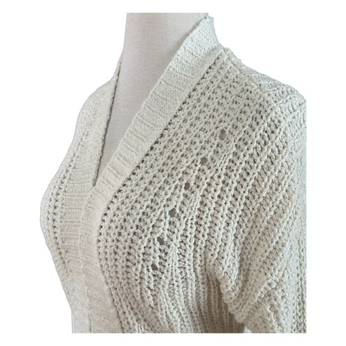 ABERCROMBIE & FITCH Damen Strickpullover Baumwollmischung Gr. XS offen langarm - Bild 4 von 9