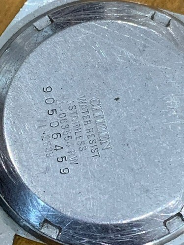 Vintage Swiss Made Citizen 4-063554 Automatic Gents Watch Head - Working - Picture 7 of 8