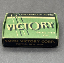 Vintage WWII 1940s Victory Hair Pin Kit Smith Victory Corp. Buffalo New York NIB