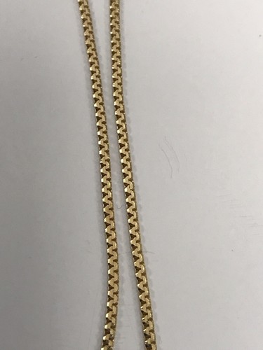 14k 2-Tone Gold Diamond Necklace, 16.5" Length, 6.2 Grams - Picture 6 of 9