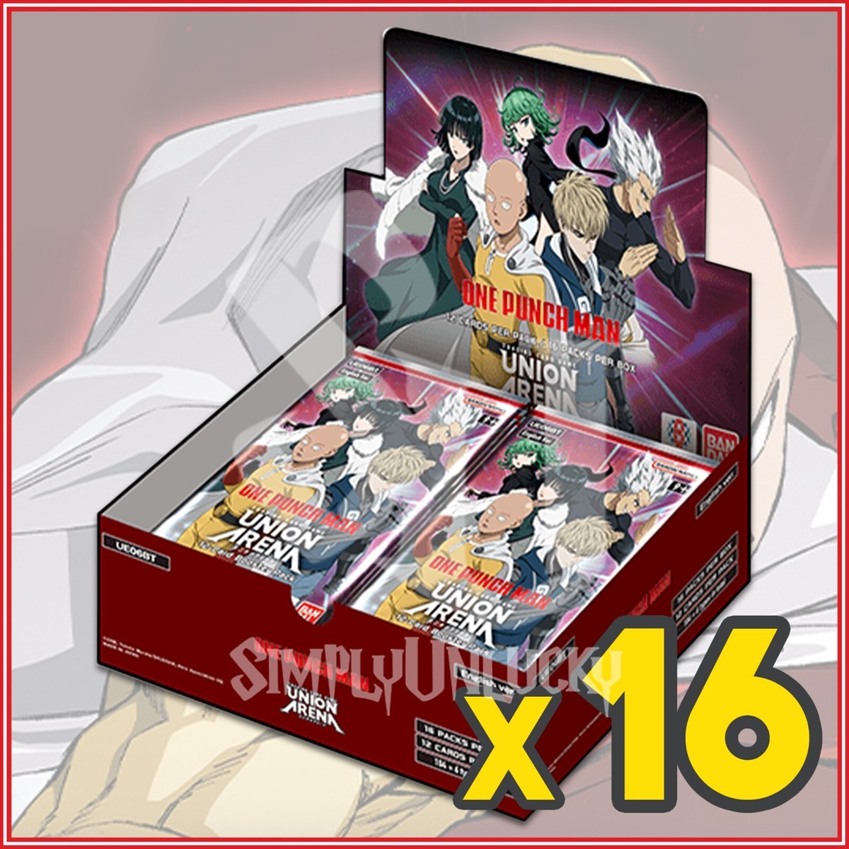 UNION ARENA TCG: One Punch Man Booster Box Case 16 Boxes | eBay