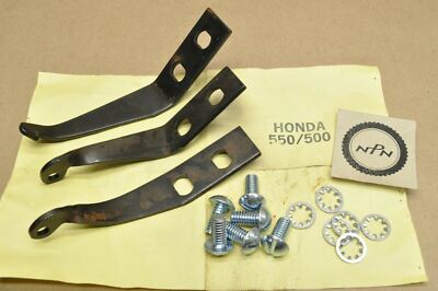Vtg NOS Honda CB500 CB550 Unbranded Seat Latch Hook Bracket & Mount Hardware Kit