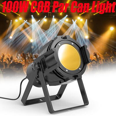 100W Par Light COB LED DMX DJ Audience Blinder Disco Party Stage Light US