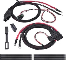 42014 42015 4 Pin Truck Side Battery Cable Set & 4 Pin Plow Side Battery Cable