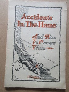 ACCIDENTS IN THE HOUSE Metropolitan Life Insurance Metlife Brochure VINTAGE