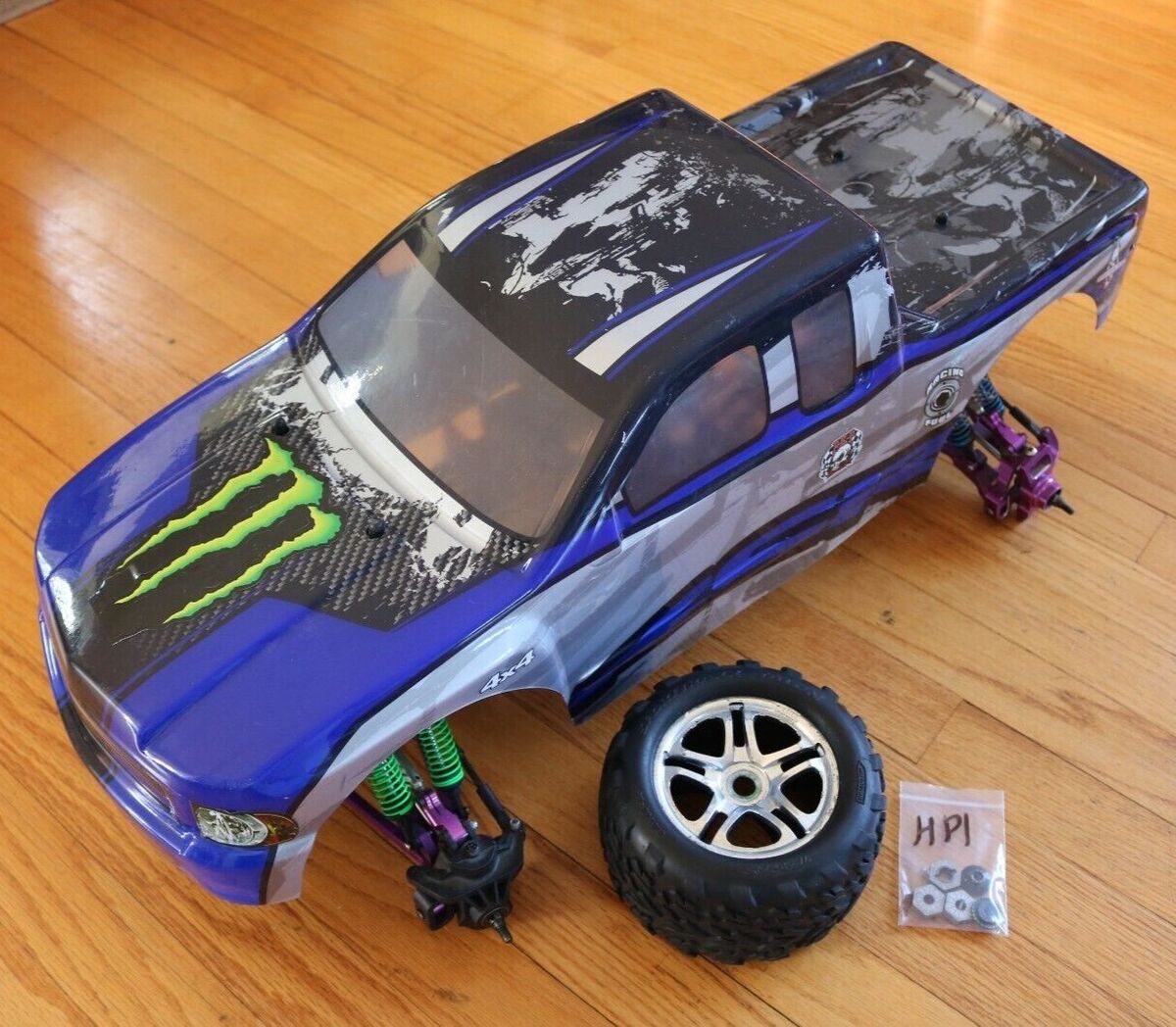 【待望★】 XL savage HPI flux eBay | slider parts aluminum upgraded ホビーラジコン