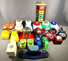 24 Paper Punches Scrapbooking Crafts Fiskars Marvy Uchida Martha Stewart ON SALE