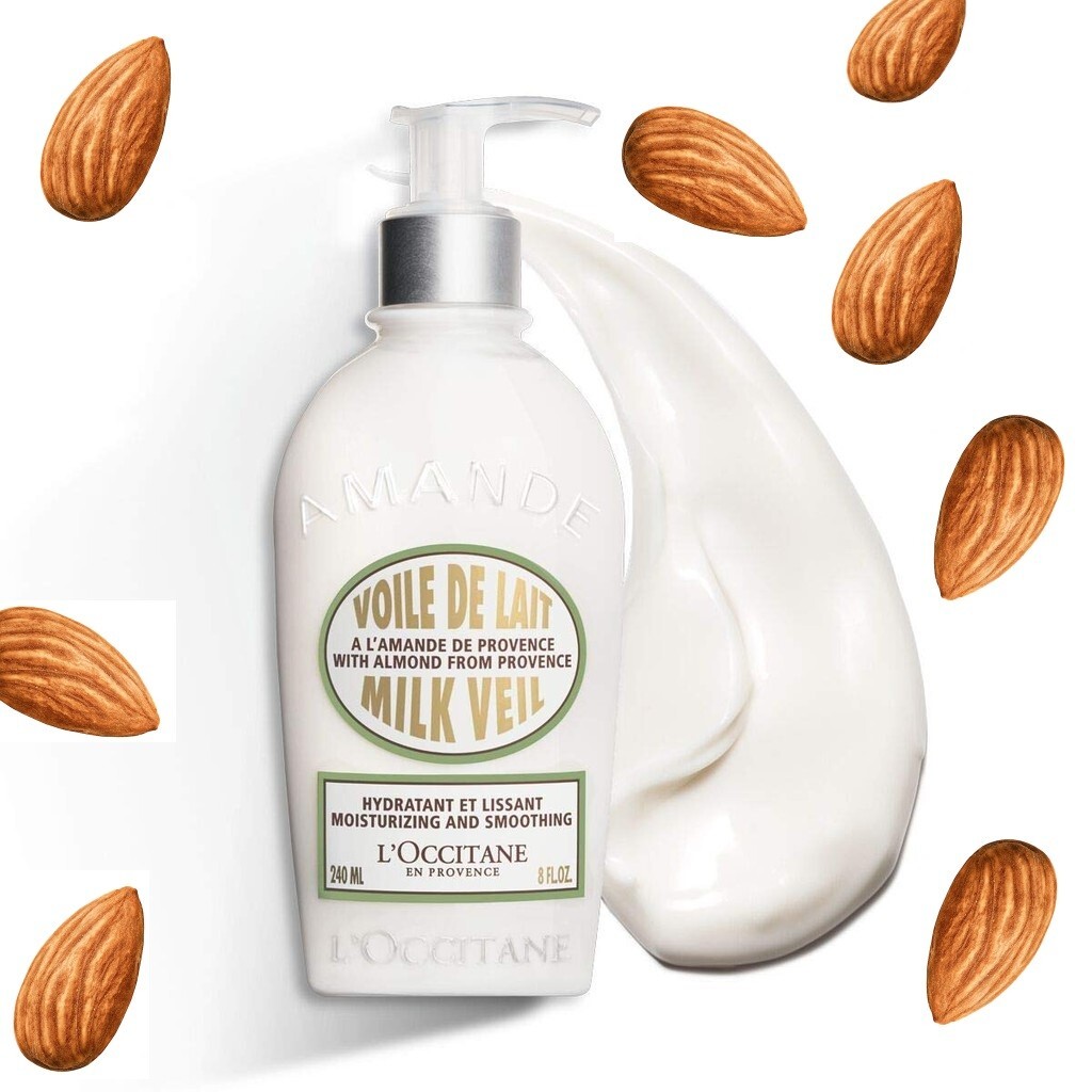 L'Occitane AMANDE Milk Veil Almond Moisturizng Smoothing Lotion