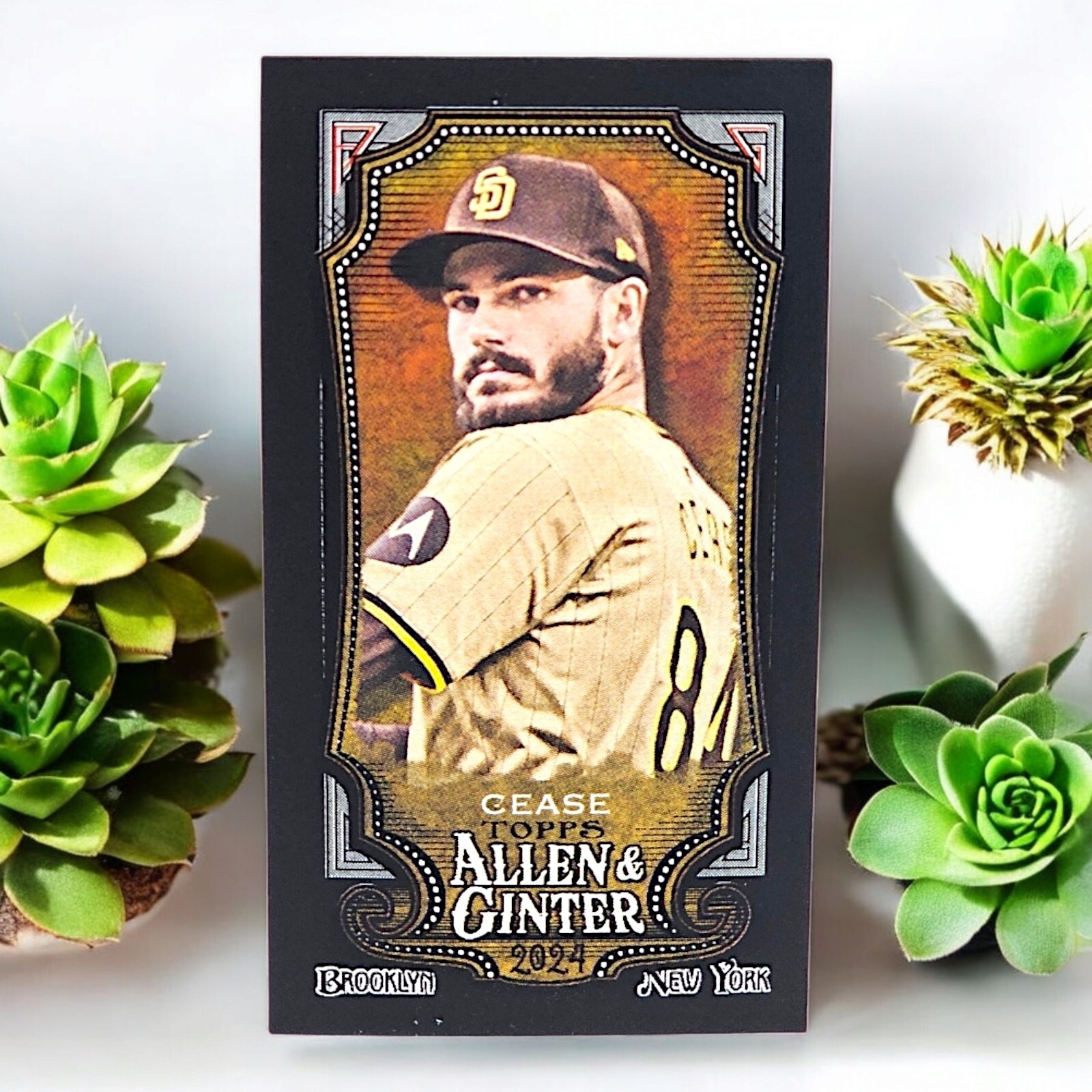 2024 Topps Allen & Ginter DYLAN CEASE No. 82 Mini Black Border San Diego Padres