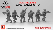 Turnbase Miniatures Modern Russian Spetsnaz GRU Infantry Zona Alfa Spectre 28mm