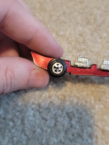 Vintage Johnny Lightning Topper Red Custom Dragster Race 1969 Redline Toy Car - Picture 8 of 12