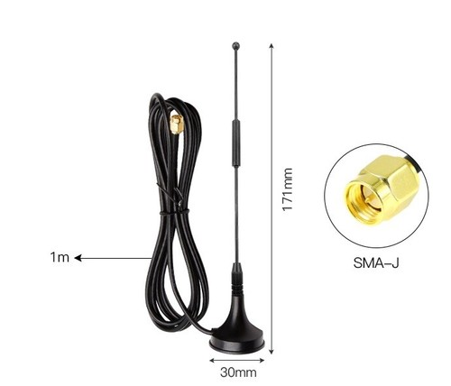 2/3/4/5dBi 433MHz (413~453 MHz) Antenna 50Ω easy mounting LoRaWAN, WalkiTalki - Picture 10 of 29