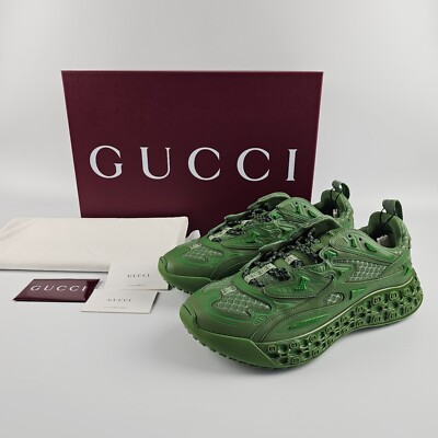 GUCCI Cub3D $1290 Men's Green Sneakers New & Authentic | eBay