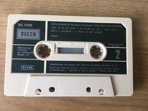 THE ROLLING STONES we want the stones,Rare Cassette 1978 Spain - Imagen 5 de 5