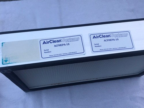 AirClean Systems HEPA Filter 18 inch Compatible with Air Clean ACFHEPA-18 - Picture 2 of 4
