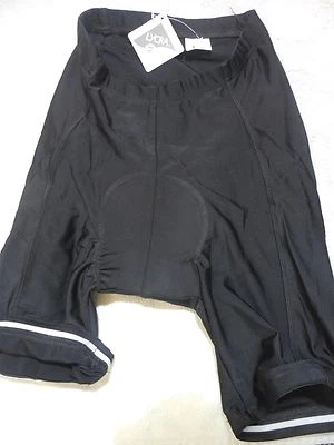 Fahrradhose  Unisex kurz und schwarz, hervorragende Qualität und gute Polsterung - Bild 1 von 3