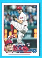 ⚾️ 2023 Mark Appel RC Philadelphia Phillies Topps Series 1 #259 MLB 