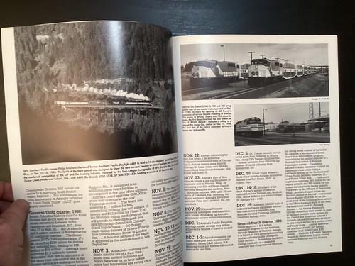 3 Vtg Railroad SC Books Rail America, Train Annual 89, GM Scrapbook 1971 - Picture 21 of 23