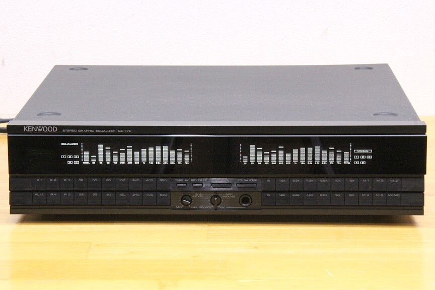 KENWOOD ステレオグラフィックイコライザー GE-77E KENWOOD GE-77E 14-Band Stereo Graphic Equalizer Operation