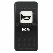 OTRATTW Carling Technologies Contura II Rocker Switch, HORN, WHITE LENS