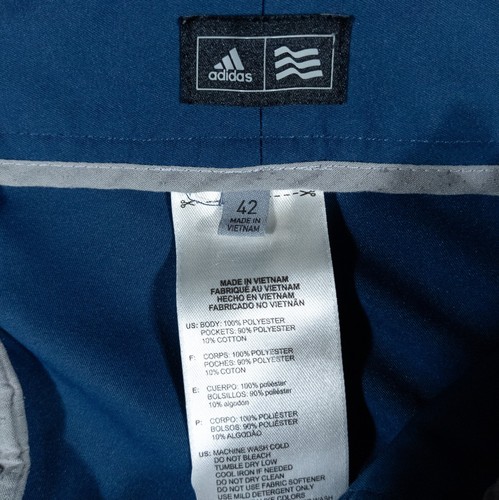 Adidas Shorts Herren 42 blau Golf Chino Flatfront Performance Activewear - Bild 6 von 6