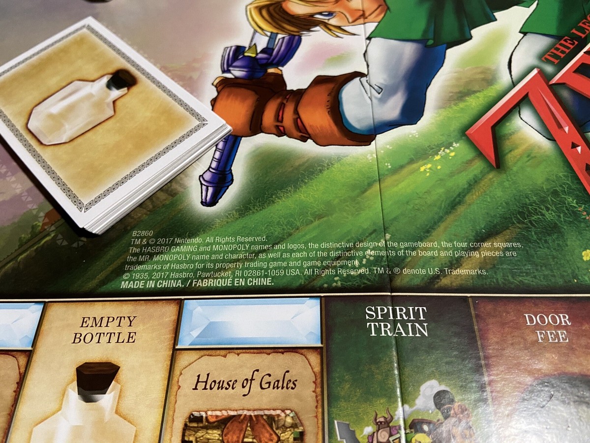 Monopoly Legend of Zelda Collector's Edition Board Game Missing