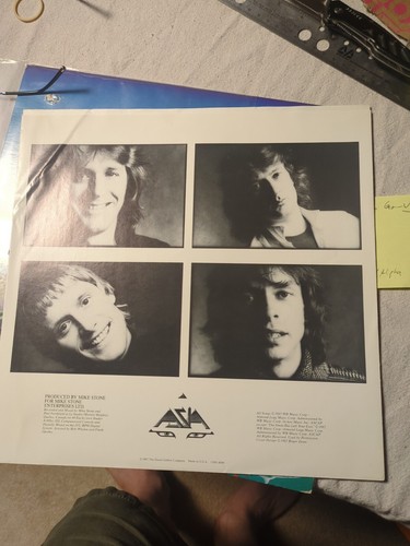 Asia Alpha Original Vinyl LP 1983 GHS4008 Rock LP GEFFEN - Picture 18 of 22