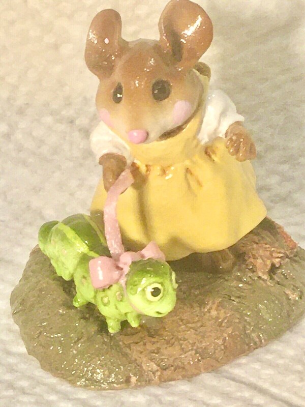 WEE FOREST FOLK BEST IN SHOW CATERPILLAR YELLOW NEW/  MINT WITH BOX