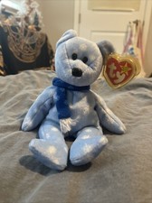 Ty Beanie Babies 1999 Holiday Teddy Collectable, Tag Cover, Mint Condition