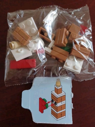 Lego City 60303 Christmas Advent Calendar 2 Sealed Poly Bags Of Lego Pieces - Picture 3 of 4