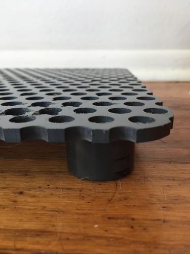 Microscope Dissection Table Perforated Plastic Stand - 10.5”x14” As Is - Picture 7 of 16