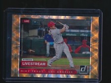 MIKE TROUT 2021 DONRUSS LIVESTREAM 026/999