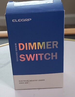 Slide Dimmer Switch for Dimmable LED ,CFL,Incandescent Bulbs ,Single Pole/ 3-Way
