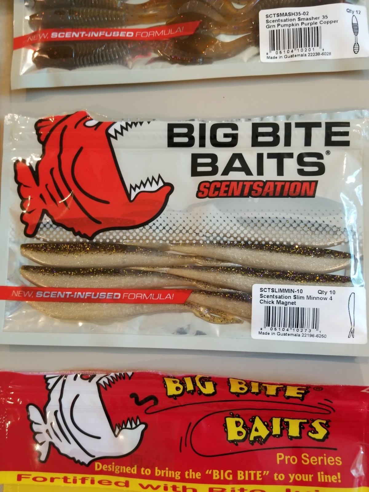 Huge Big Bite Baits Lures Bundle - Creatures, Tubes, Dropshots and More!