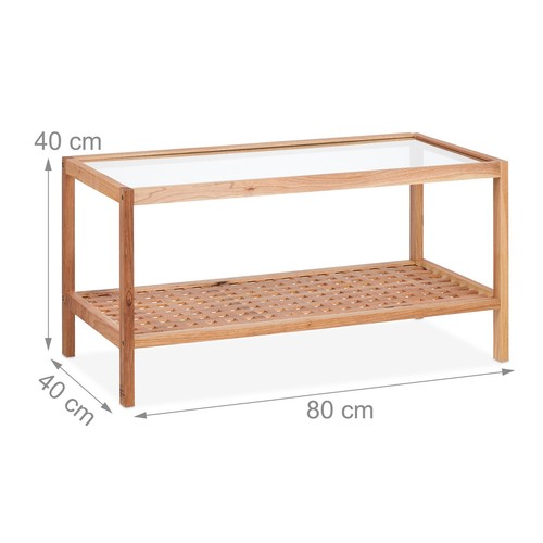 Mesa de centro 10 kg mesa de café mesa auxiliar mesita de salón mesa moderna - Imagen 4 de 7